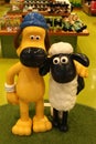 Aardman`s Shaun the Sheep characters on displayÃ£â¬â¬at Expocity Royalty Free Stock Photo